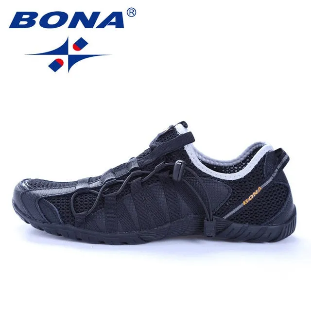 BONA Men's Running Shoes With Lace