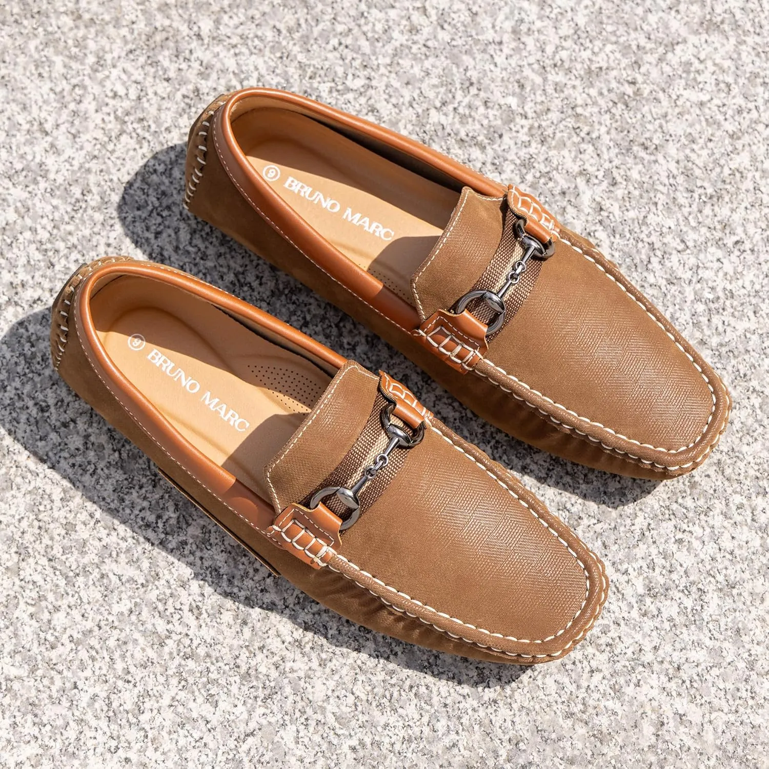 Bruno Marc Men's Driving Penny Loafers Casual Slip-on Moccasins Shoes