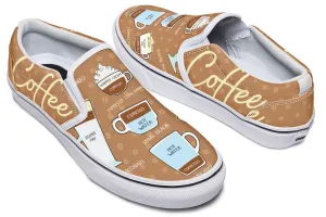 Coffee Lovers Slip-On Shoes