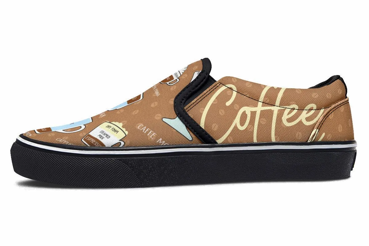 Coffee Lovers Slip-On Shoes
