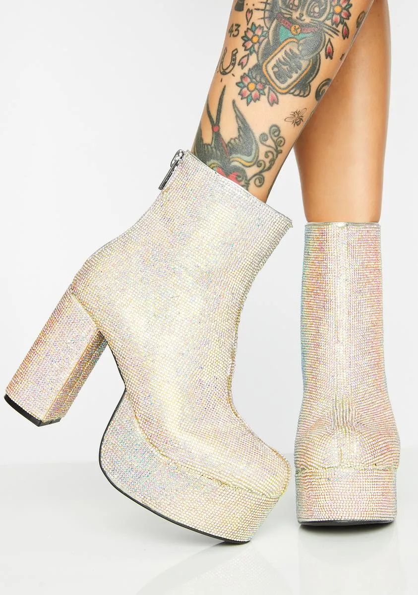 Crystal Tide Platform Boots