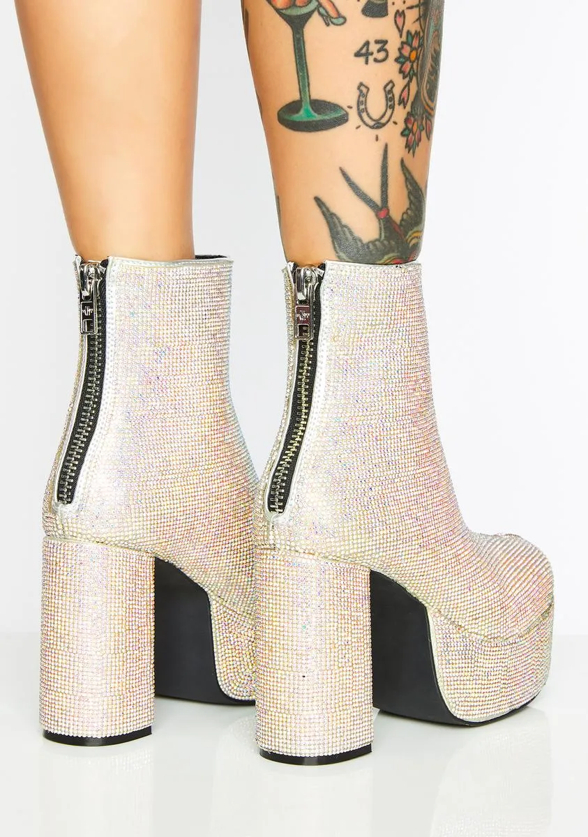 Crystal Tide Platform Boots