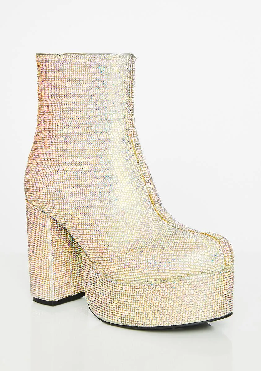 Crystal Tide Platform Boots