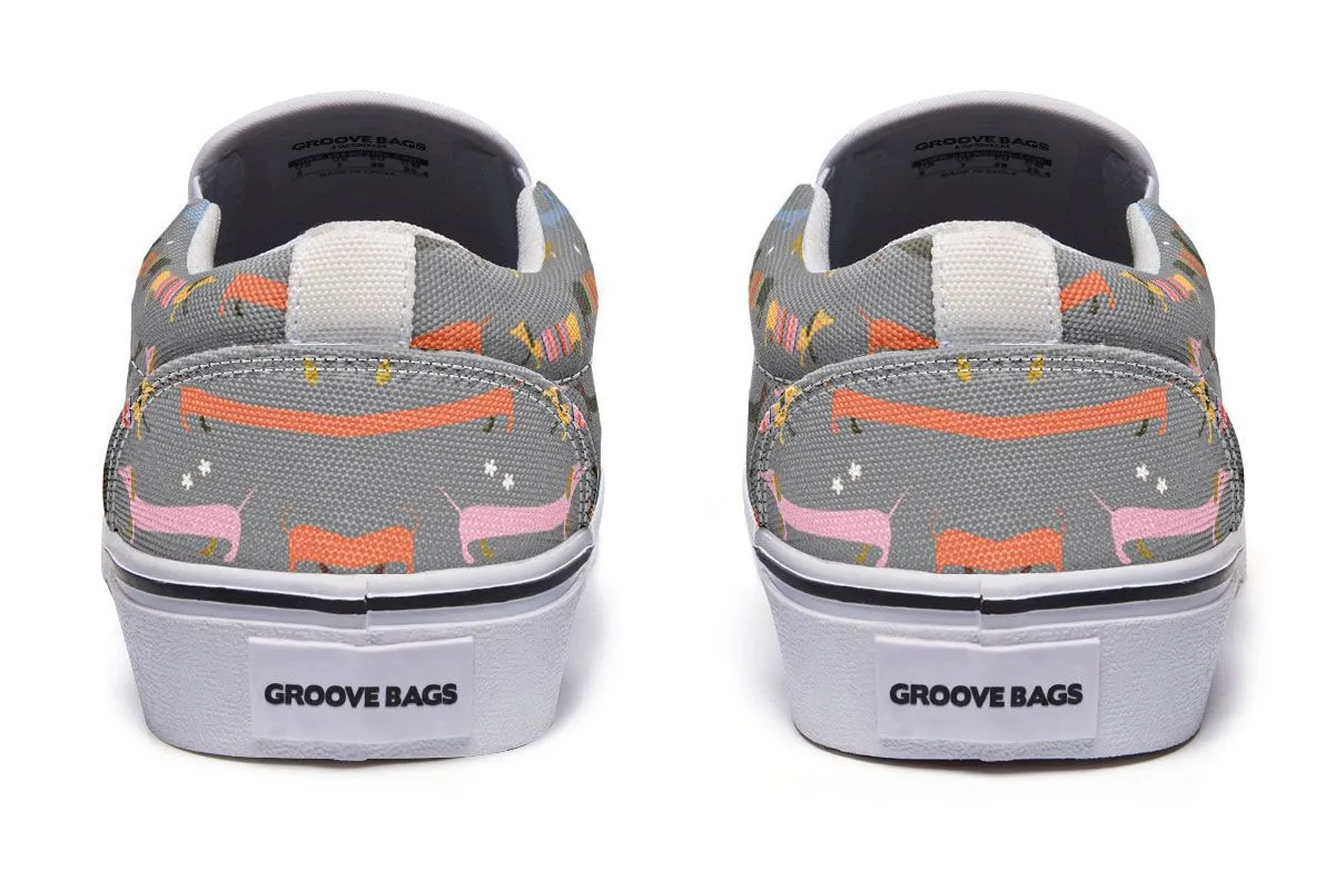 Dachshund Pals Slip-On Shoes