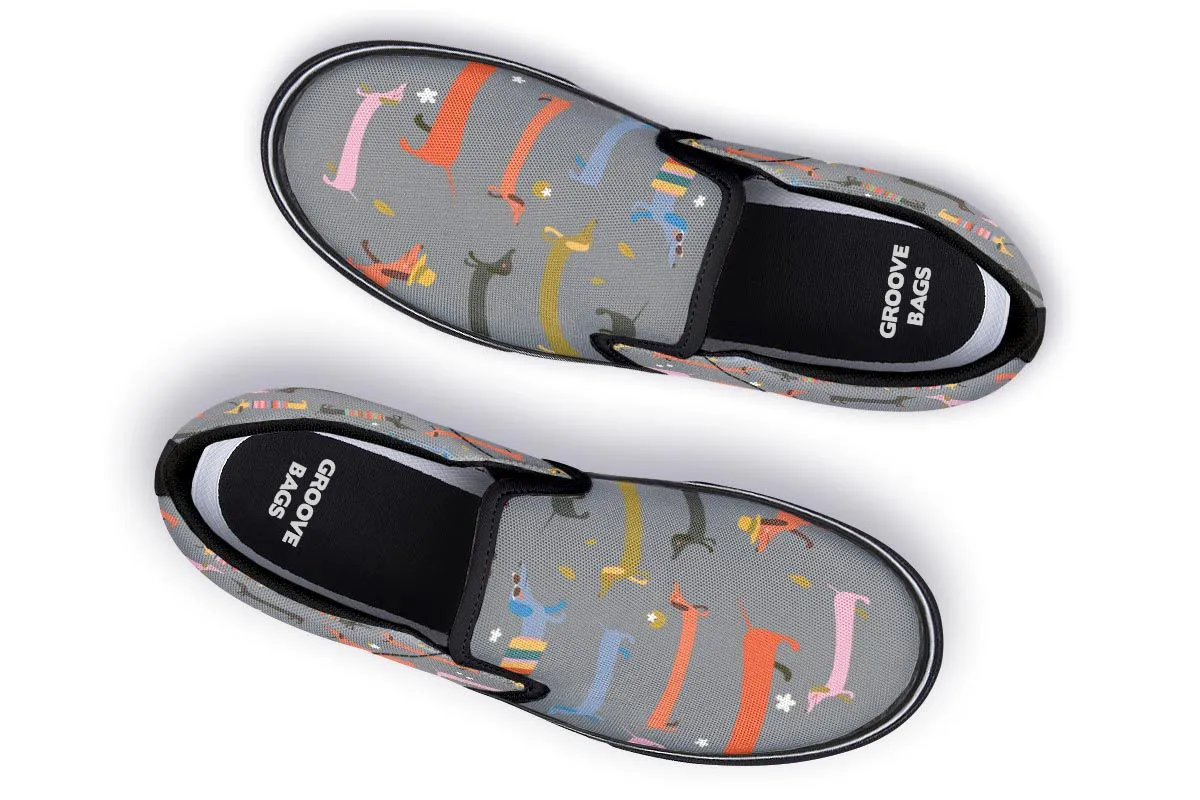 Dachshund Pals Slip-On Shoes