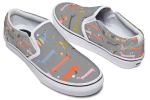 Dachshund Pals Slip-On Shoes