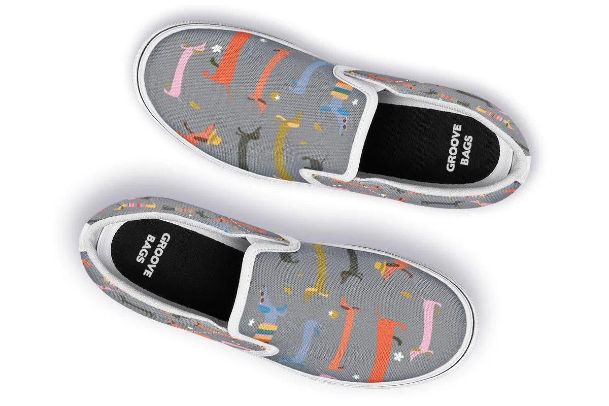 Dachshund Pals Slip-On Shoes