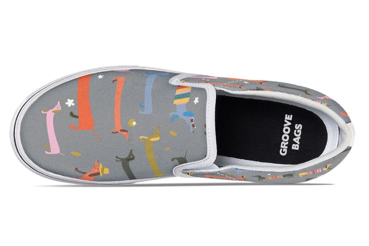 Dachshund Pals Slip-On Shoes