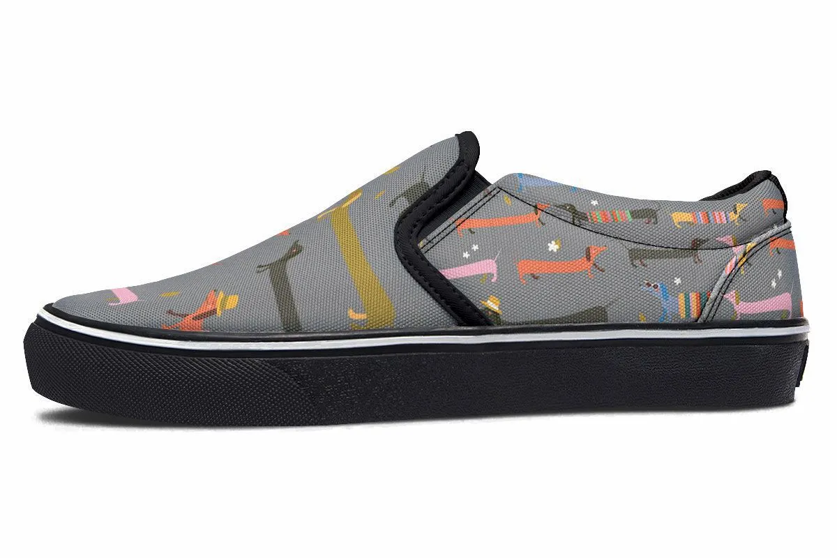 Dachshund Pals Slip-On Shoes