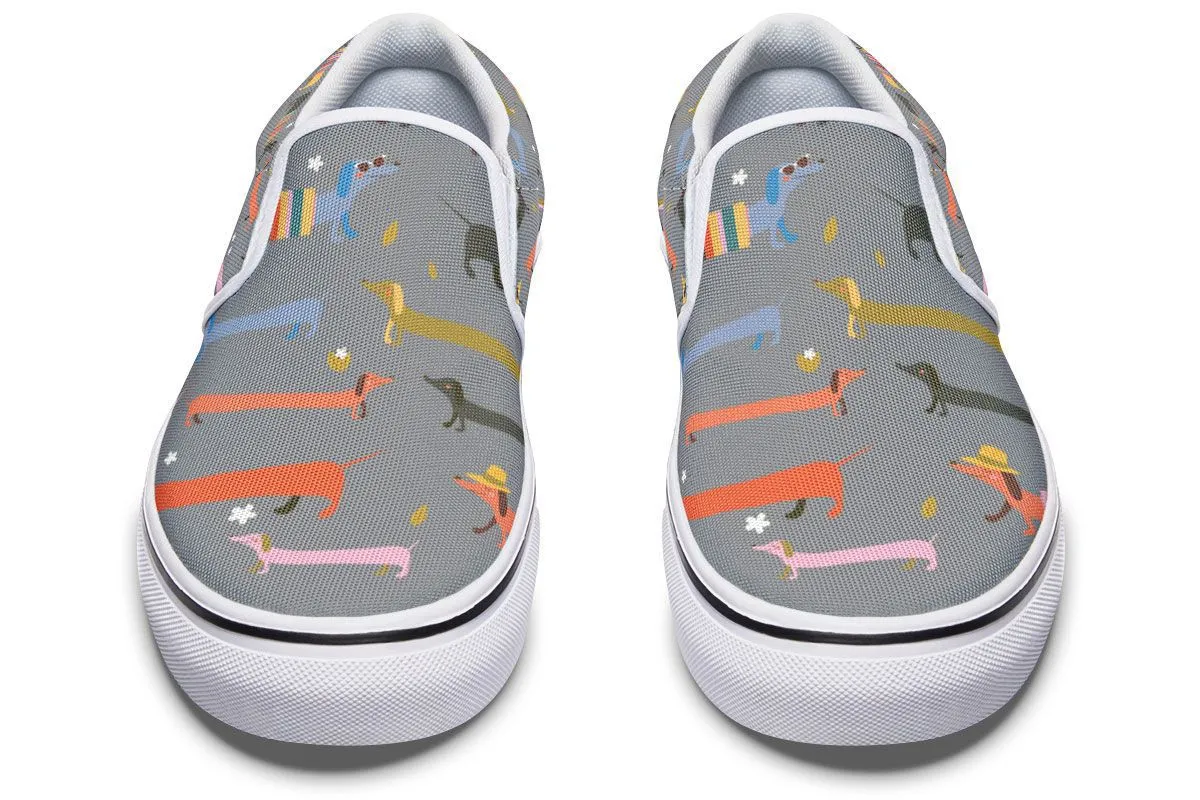 Dachshund Pals Slip-On Shoes