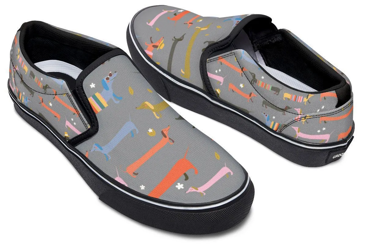 Dachshund Pals Slip-On Shoes