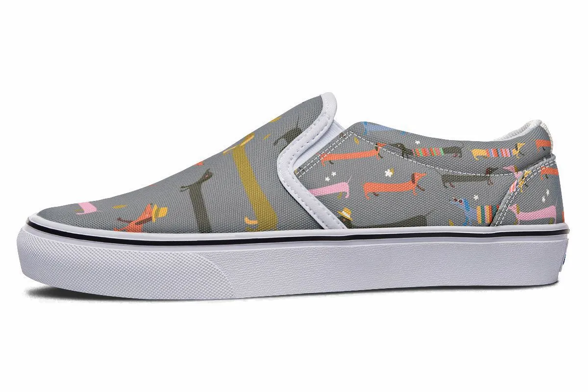 Dachshund Pals Slip-On Shoes