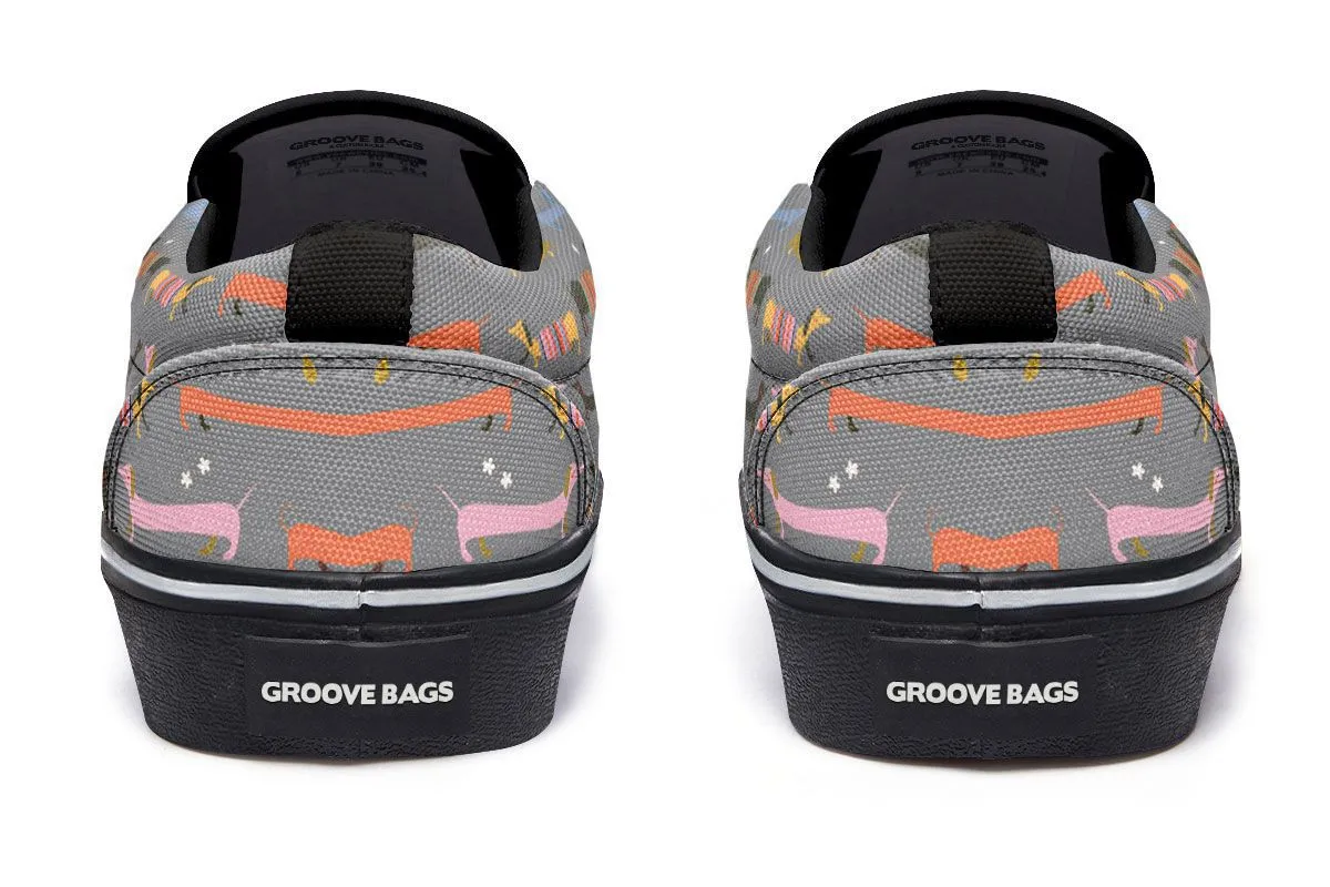 Dachshund Pals Slip-On Shoes