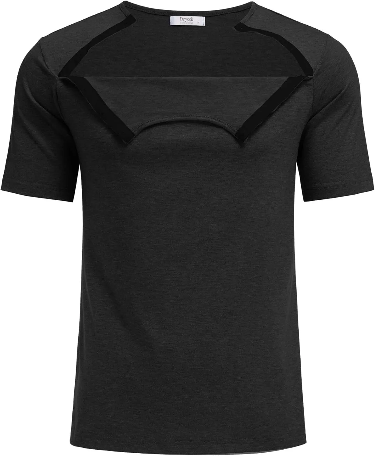Dyeek Chemo for Shirt Port Access Chemotherapy Must Haves Tear Away Side Snap Short Sleeve Post Shoulder Surgery Shirts