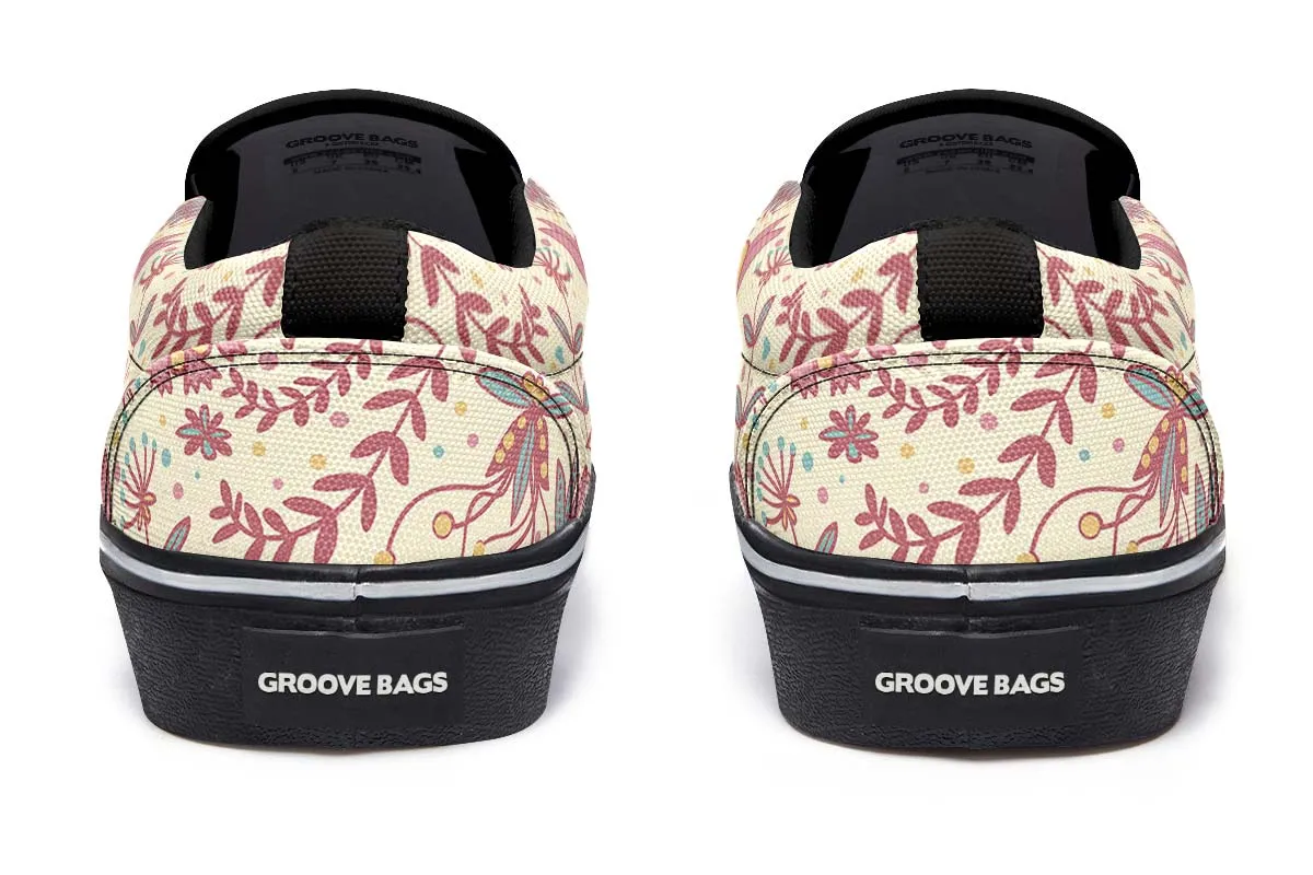 Floral Geology Slip-On Shoes