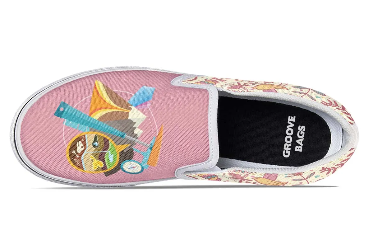 Floral Geology Slip-On Shoes