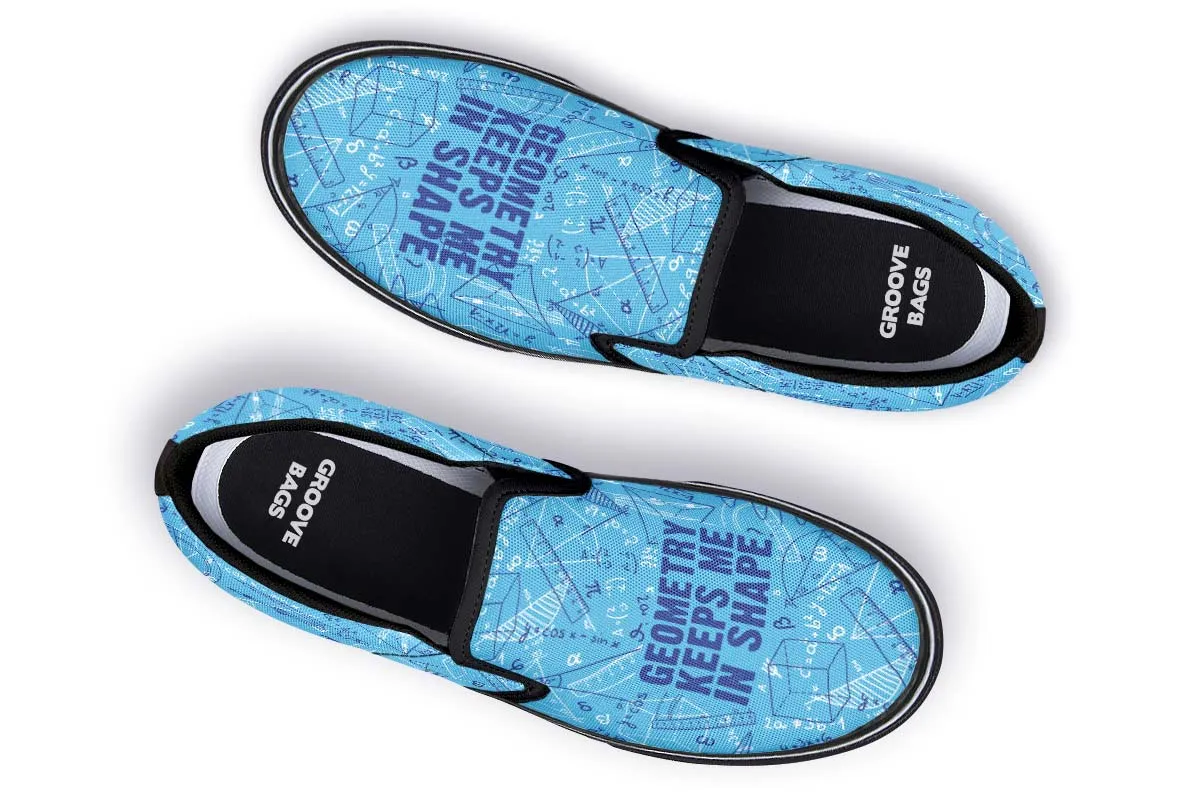 Geometry Shape Slip-On Shoes