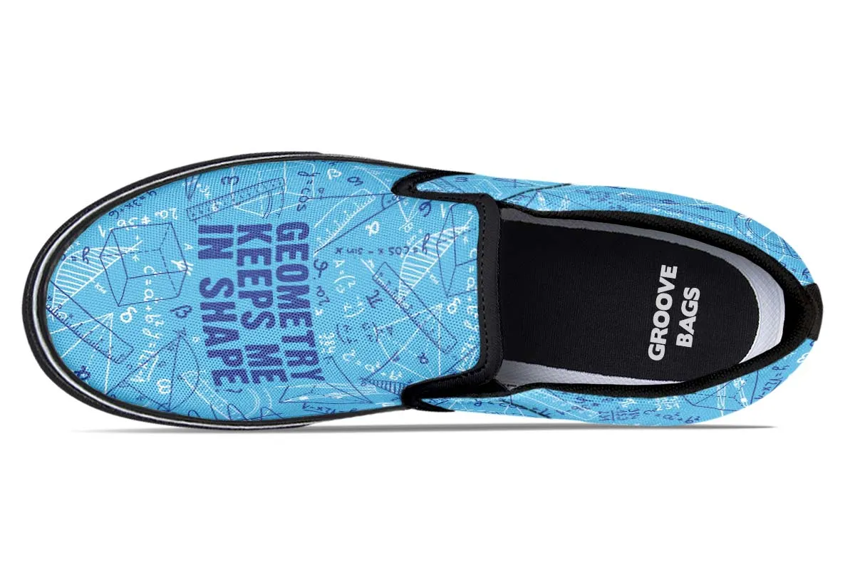 Geometry Shape Slip-On Shoes