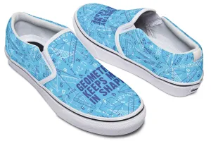 Geometry Shape Slip-On Shoes