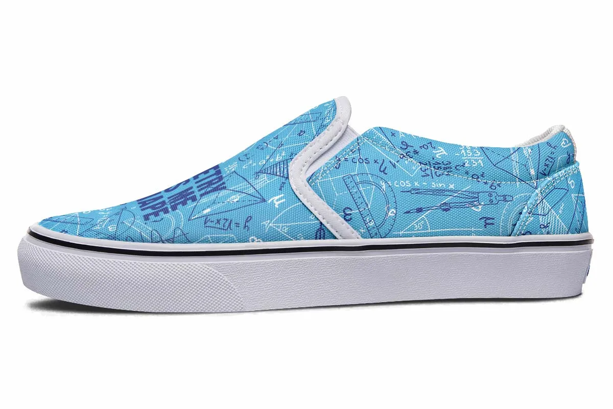 Geometry Shape Slip-On Shoes