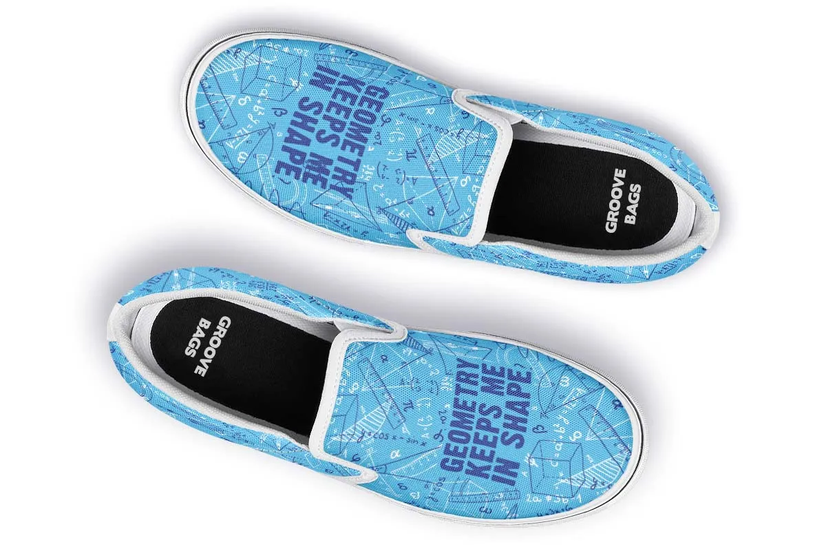 Geometry Shape Slip-On Shoes