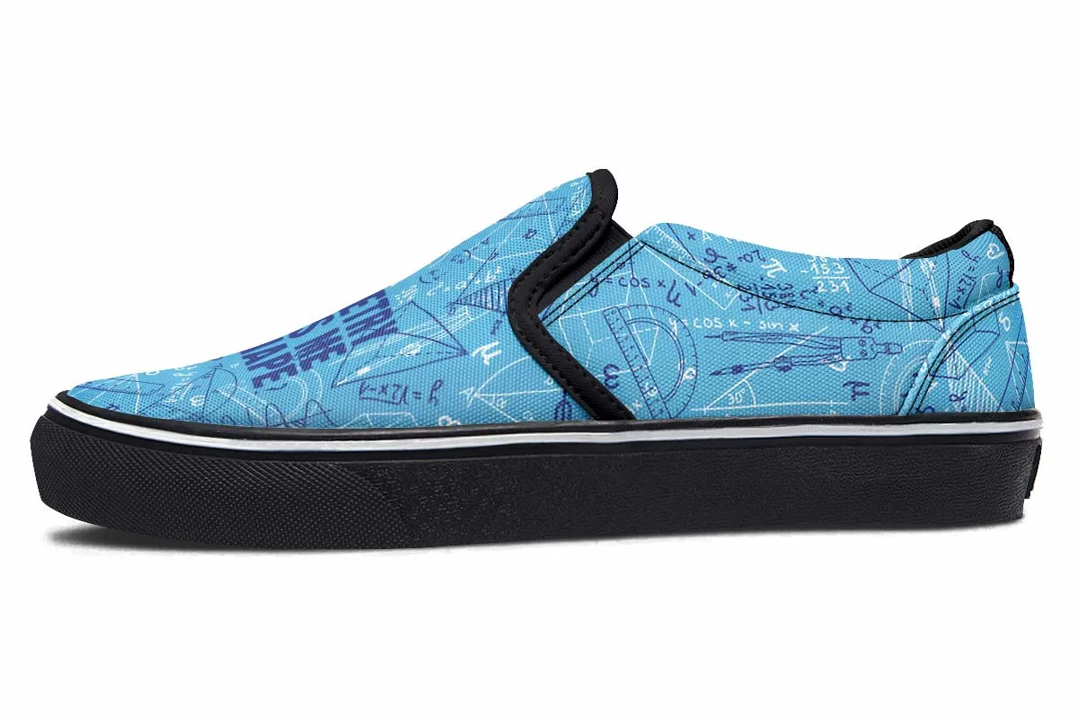 Geometry Shape Slip-On Shoes
