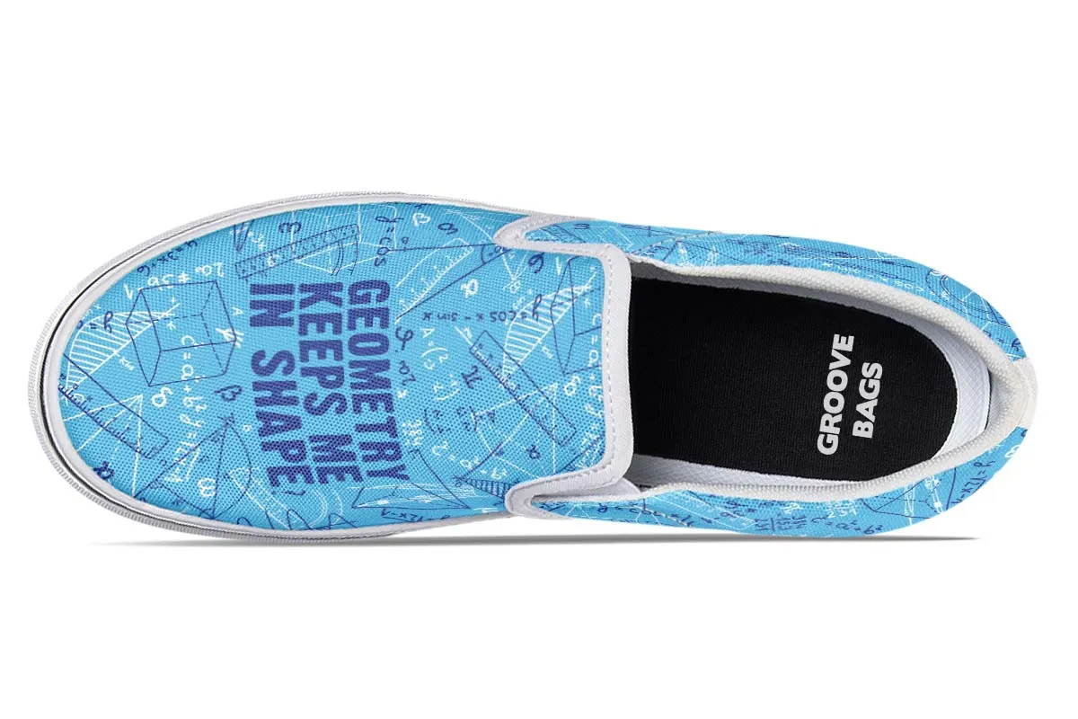 Geometry Shape Slip-On Shoes
