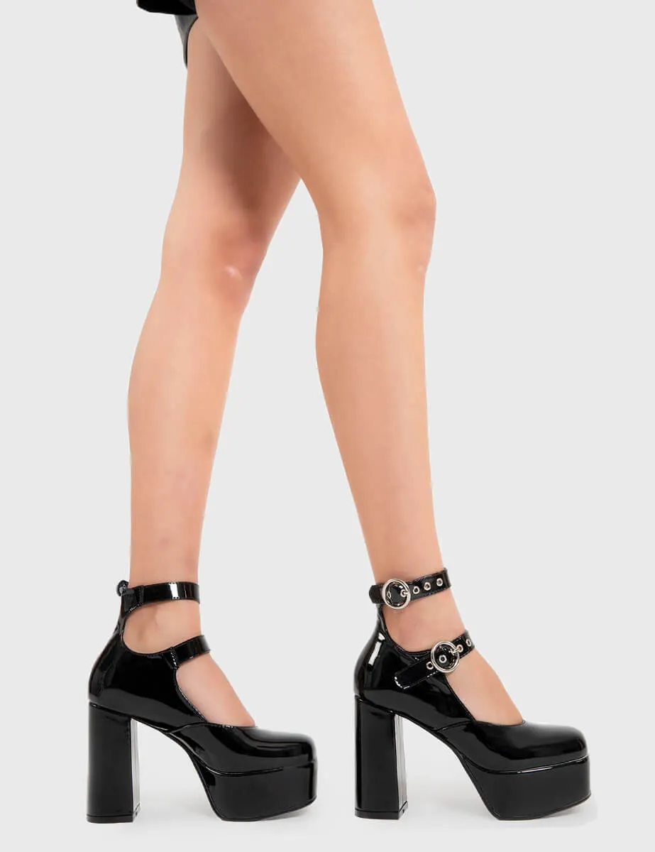 Girl From Mars Platform Heels
