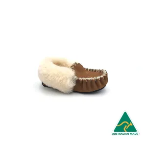 Kid's Chestnut Moccasins