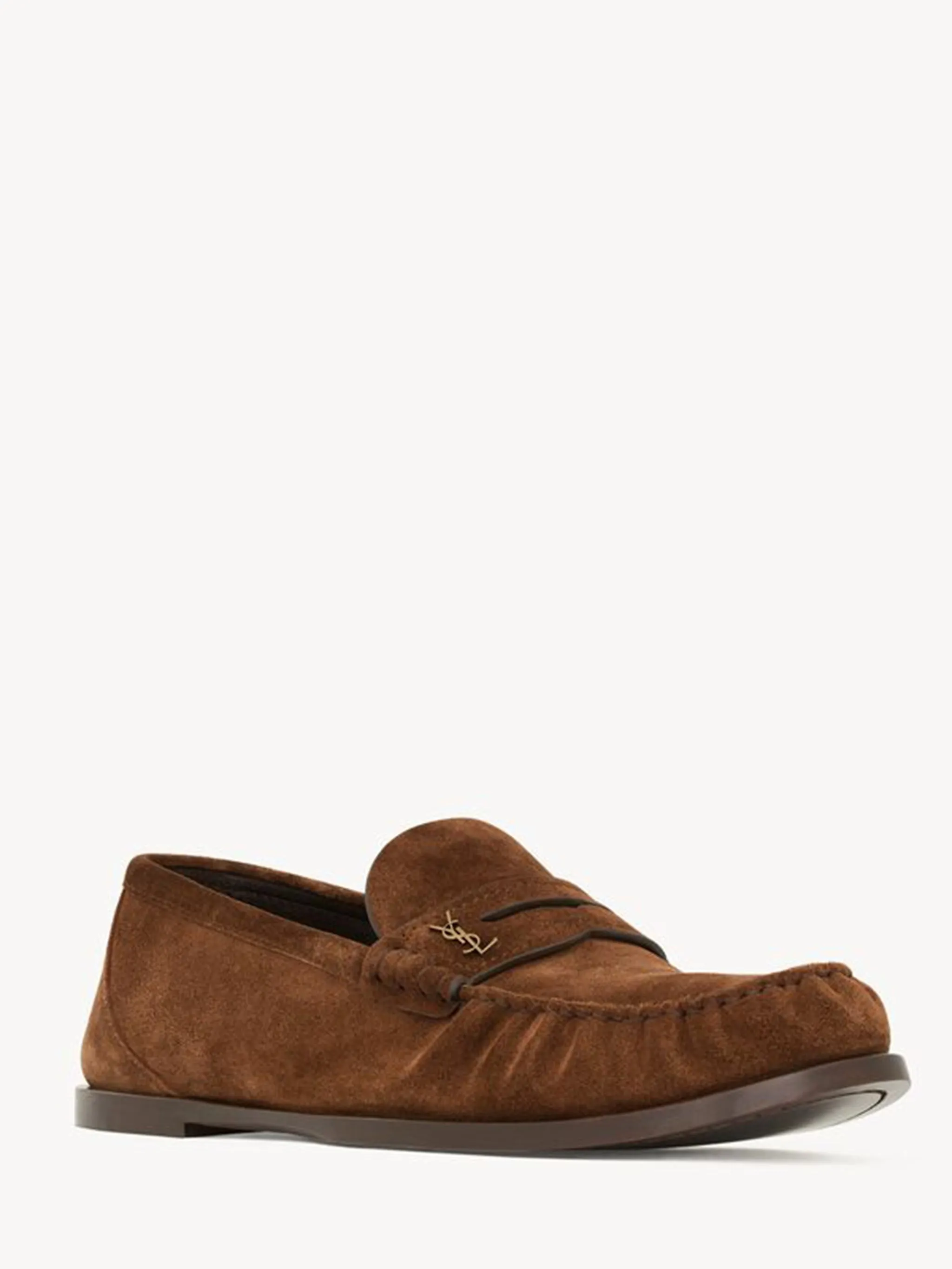 Laurent suede loafers