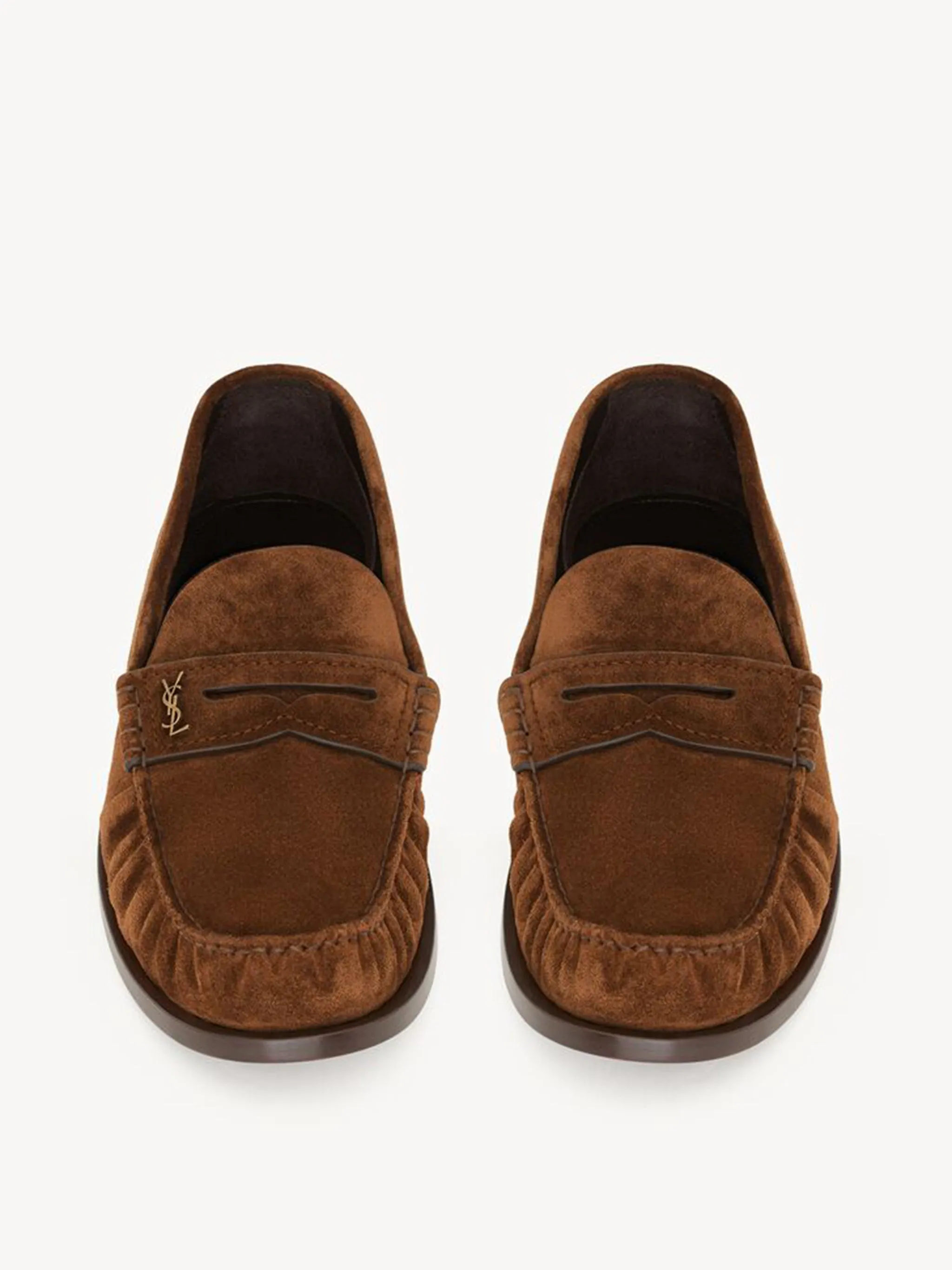 Laurent suede loafers