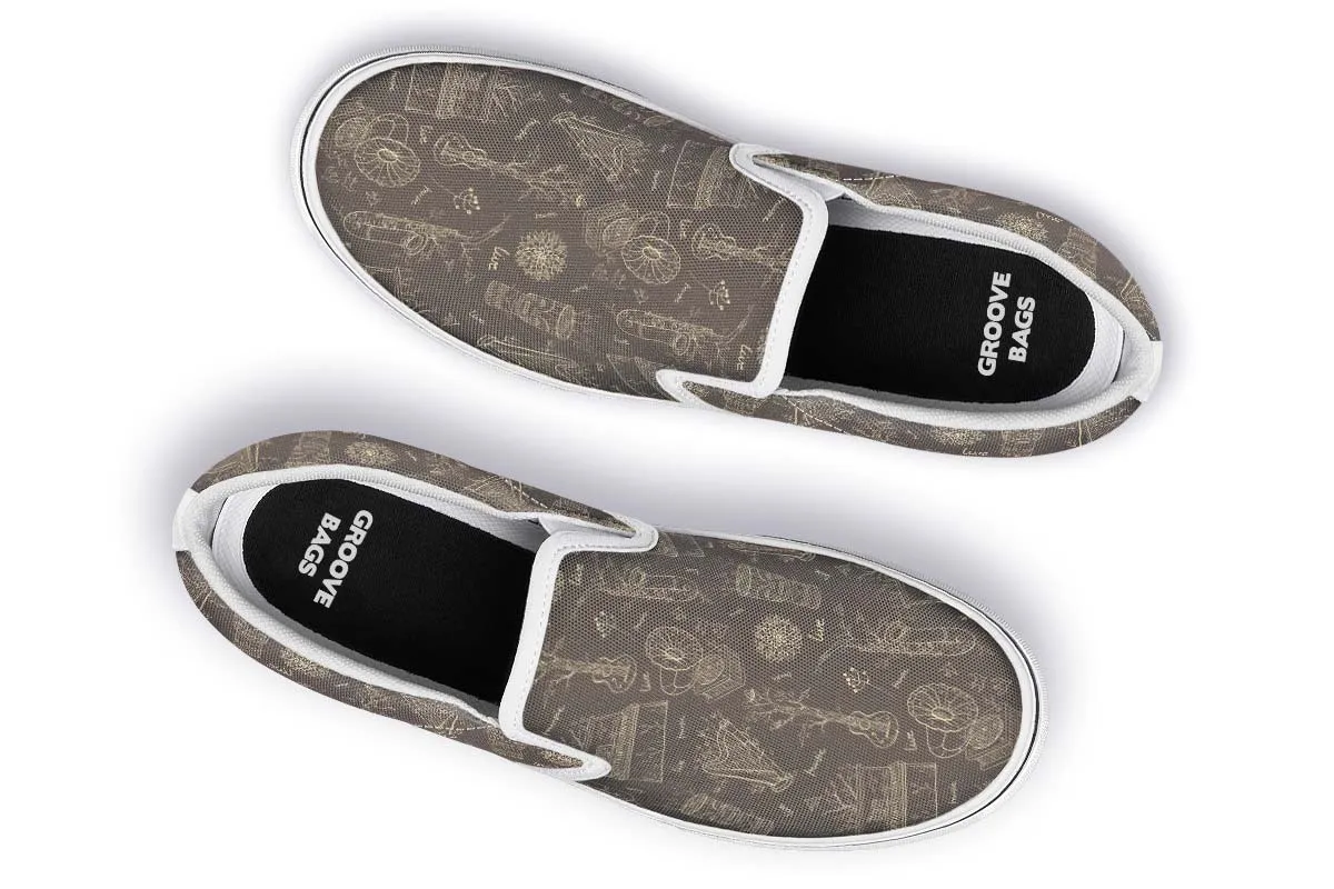 Live Music Slip-On Shoes