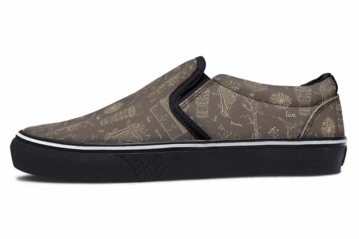 Live Music Slip-On Shoes