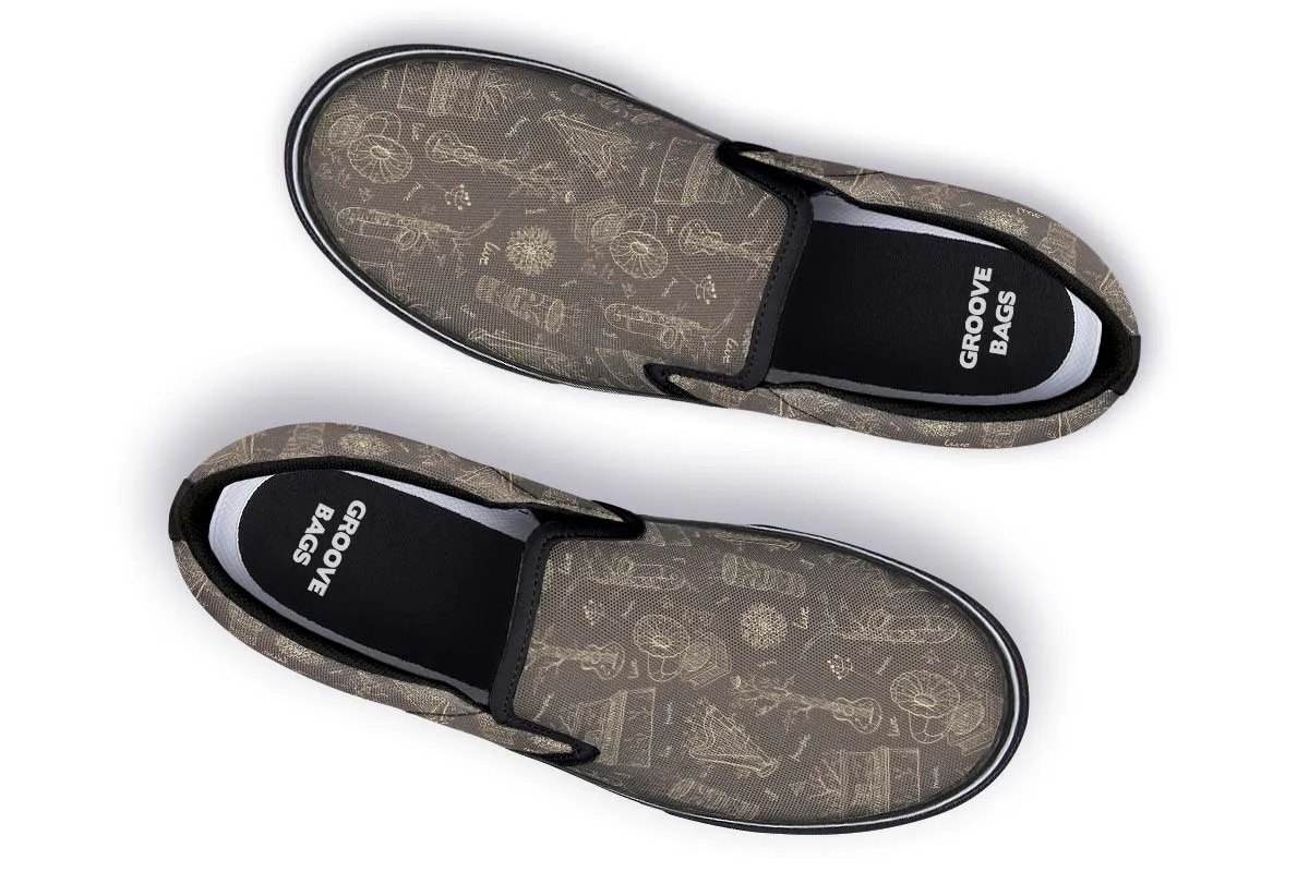 Live Music Slip-On Shoes