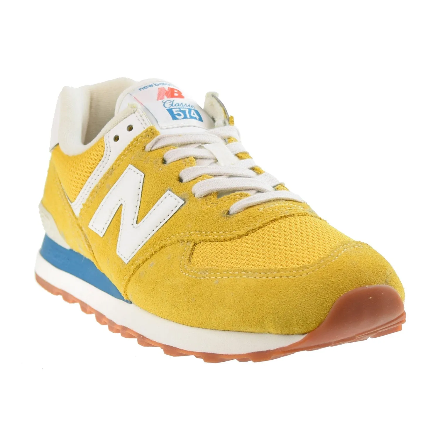 New Balance 574 Men's Shoes Turmeric Teal
