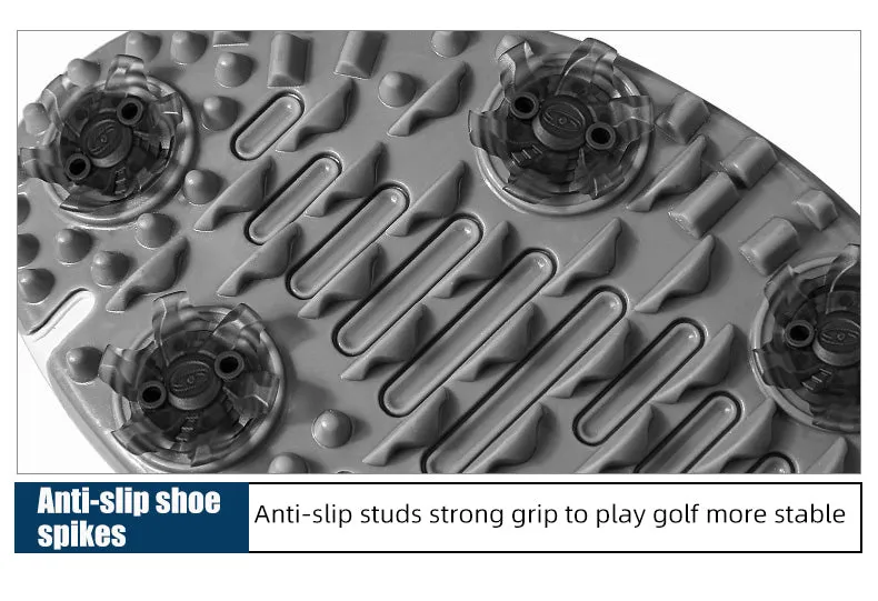 PGM XZ189 mens designer golf shoes manufacturers black waterproof spike golf shoes