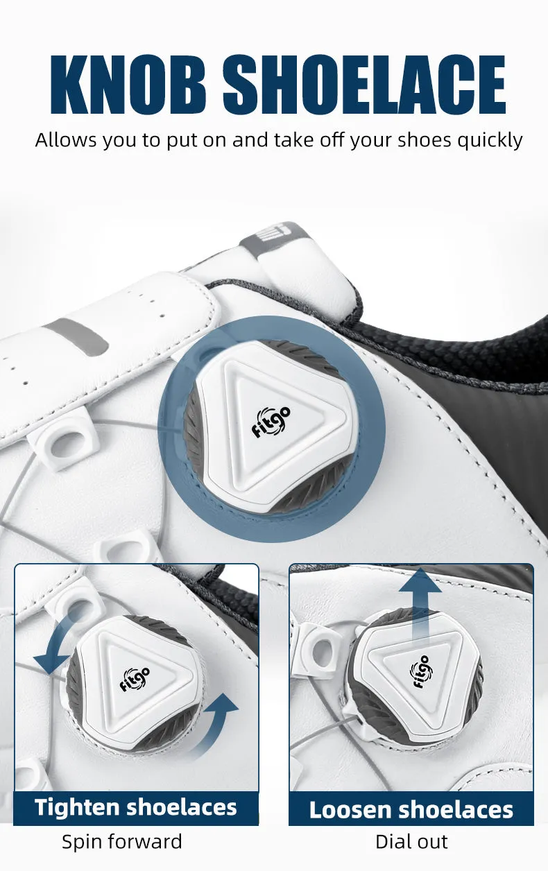 PGM XZ189 mens designer golf shoes manufacturers black waterproof spike golf shoes
