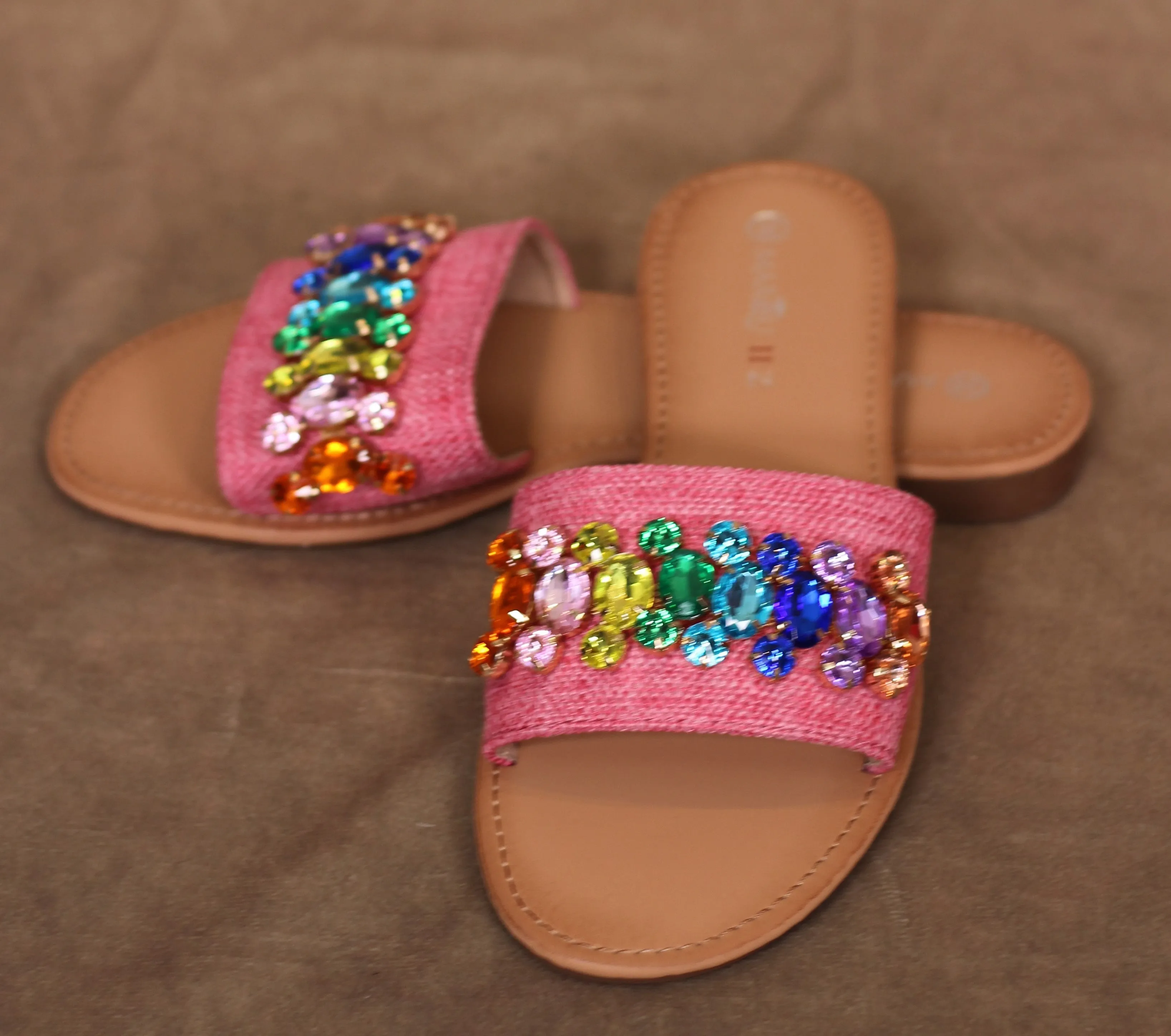Pink Summer Flat Sandals