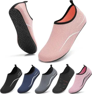 Sixspace Water Shoes for Women Men Aqua Socks Swim Shower Beach Barefoot Pool Quick-Dry Non Slip Lake Surf
