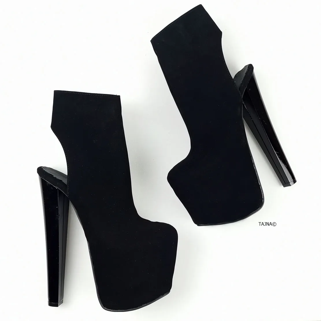 Sling Back Closed Toe Ankle Heels
