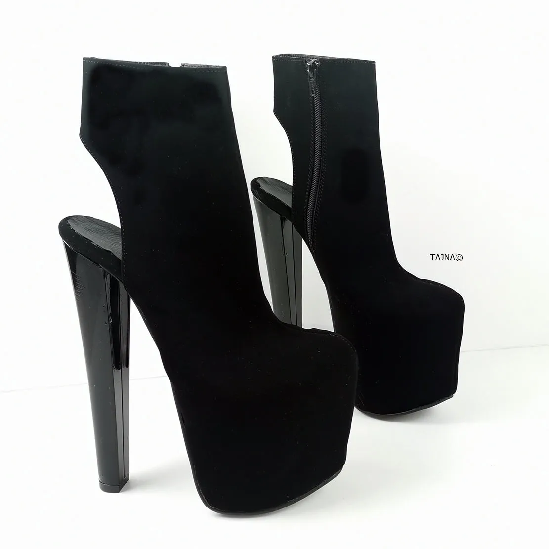 Sling Back Closed Toe Ankle Heels
