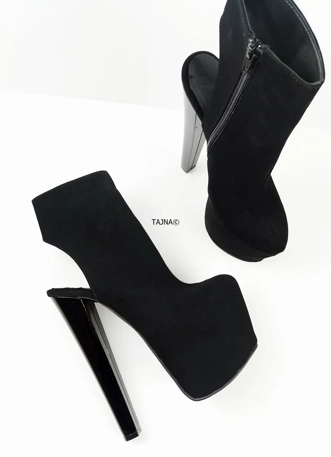 Sling Back Closed Toe Ankle Heels