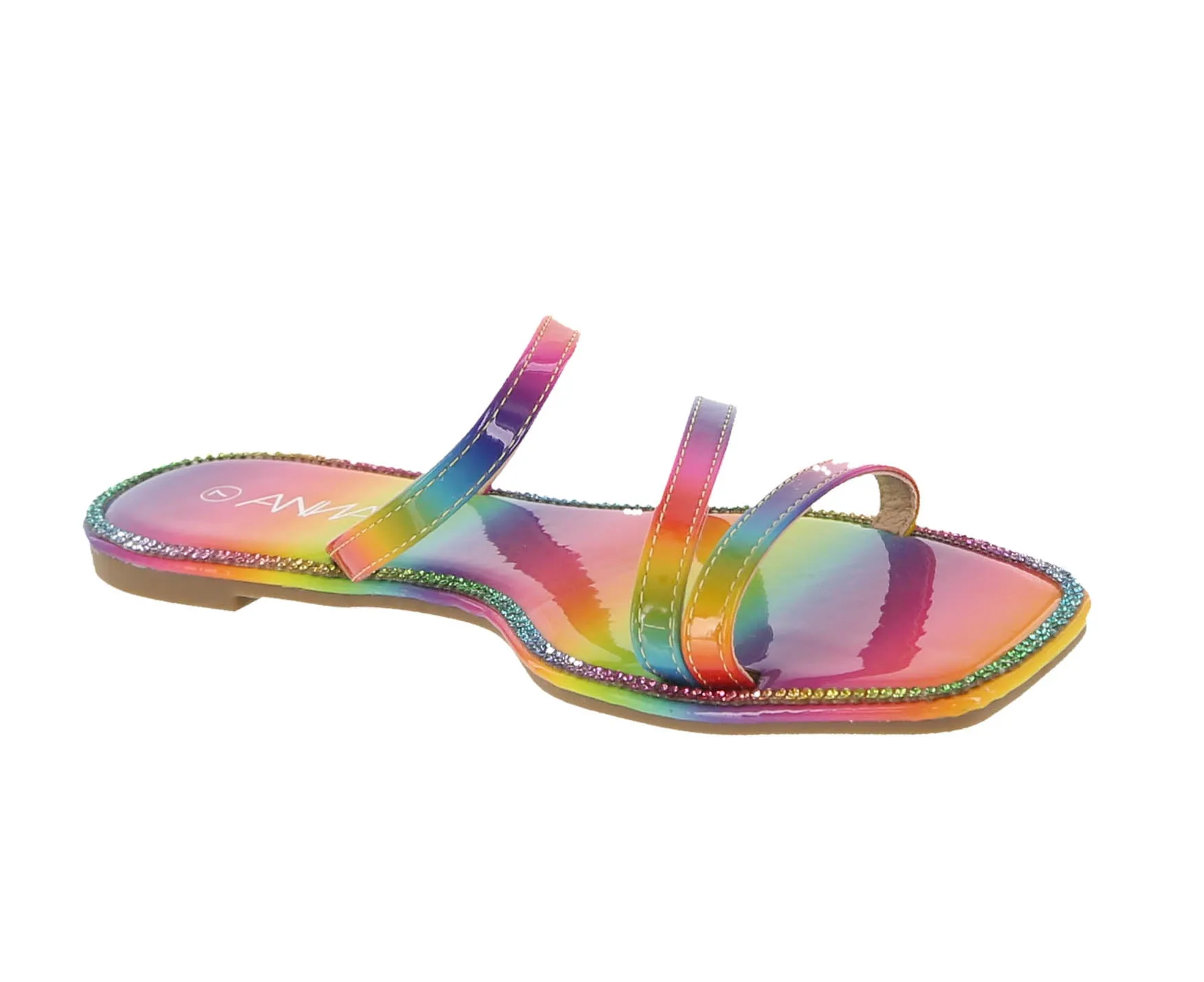 WOMAN'S SHOES MULTI PU/LEATHER GLITTER SANDALS FINA-3