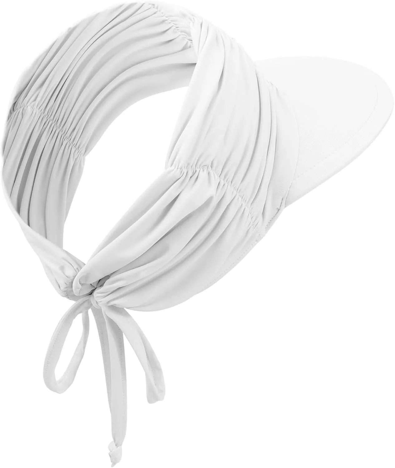 Women Visor Sun Hat Adjustable Foldable Wide Brim Sun Hats Summer UPF 50  UV Protection Visor Cap for Outdoor Beach